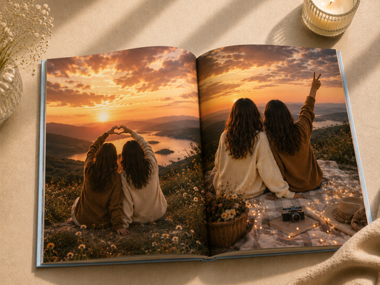 Best Friends Forever Personalized Hardcover Photobook | A4 Premium Photo Album