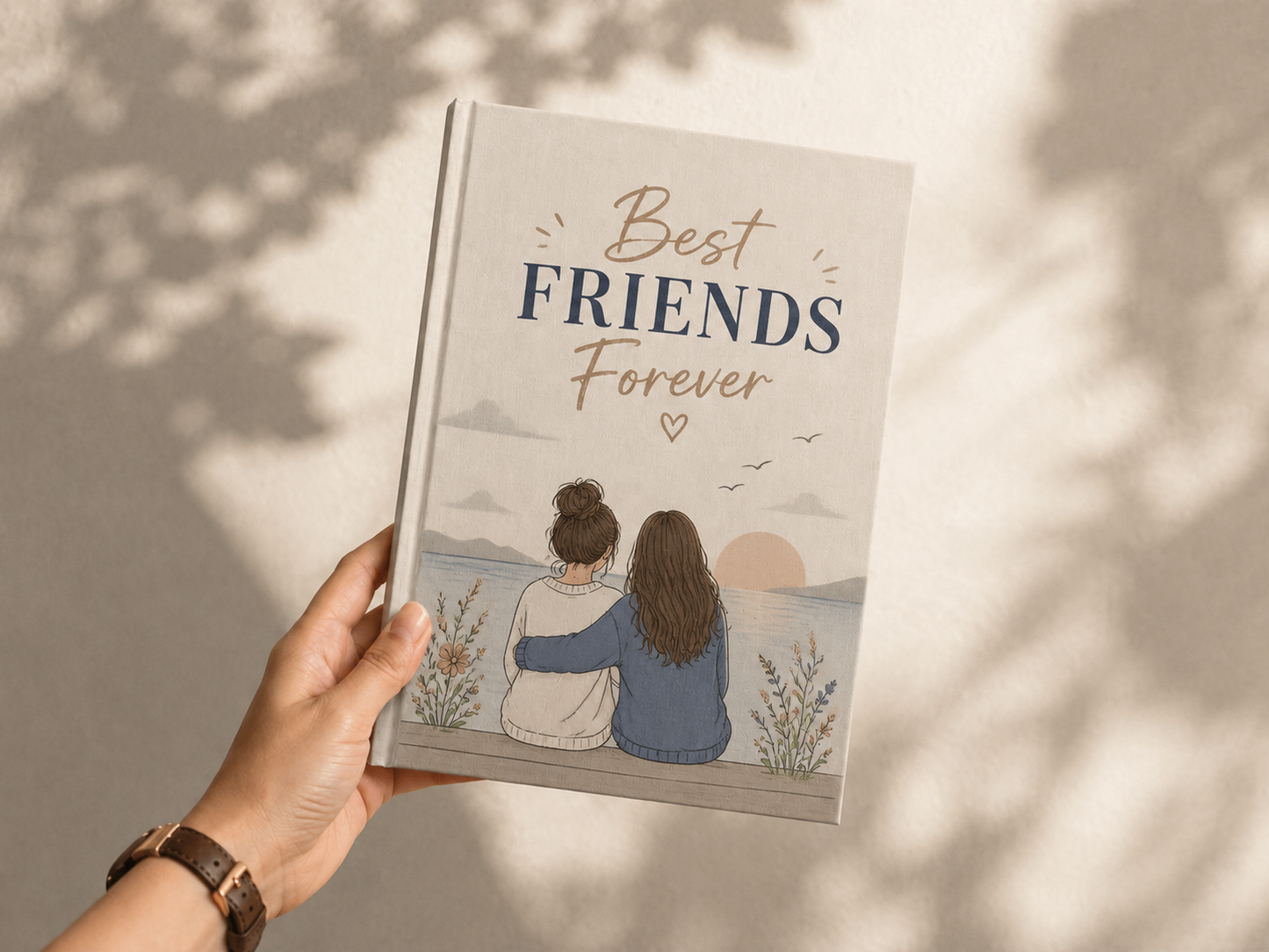 Best Friends Forever Personalized Hardcover Photobook | A4 Premium Photo Album