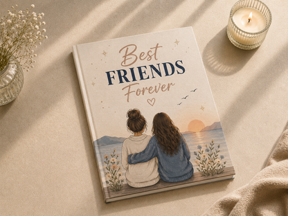 Best Friends Forever Personalized Hardcover Photobook | A4 Premium Photo Album