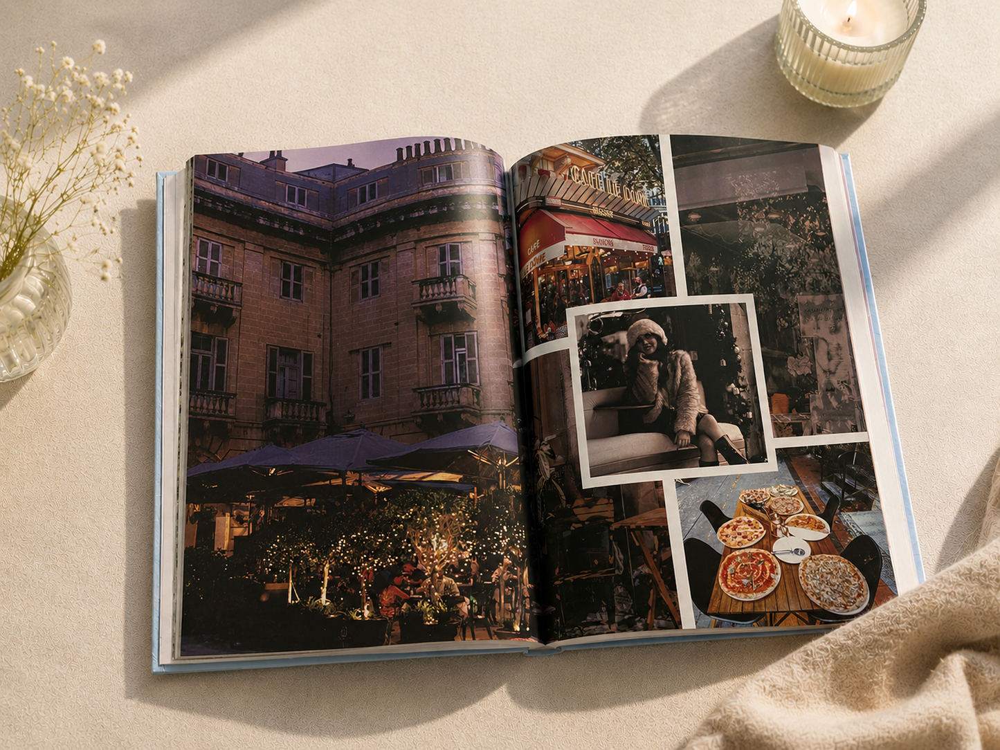 Premium Travel Photobook – Custom Hardcover Memory Book (Personalized Photo Album Gift Pakistan)