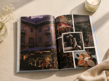 Premium Travel Photobook – Custom Hardcover Memory Book (Personalized Photo Album Gift Pakistan)